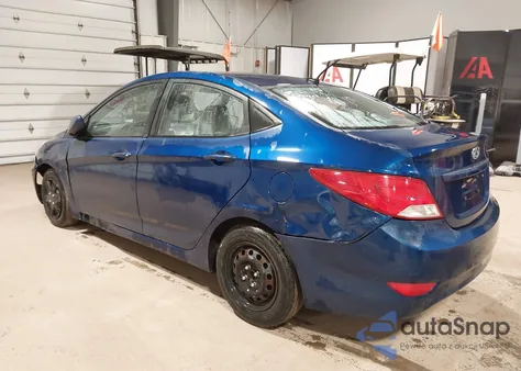 2015 Hyundai Accent Gls из США, поврежденный, VIN KMHCT4AE4FU881739